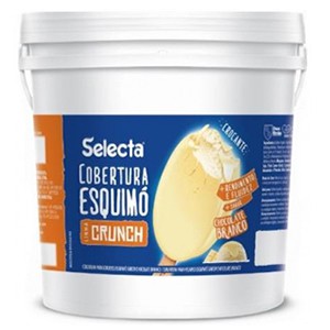 Cobertura Esquimo Crunch Chocolate Branco 4 Kg | Shopee Brasil