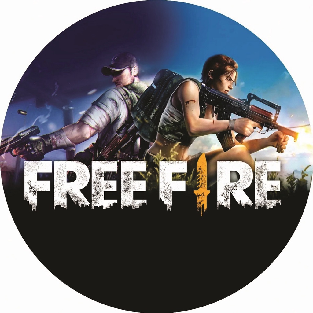 Painel Banner Redondo Free Fire 1,30 Por 1,30 no Elo7