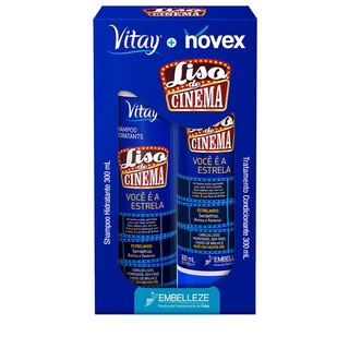 Shampoo e Condicionador Vitay Novex Liso de Cinema 300ml