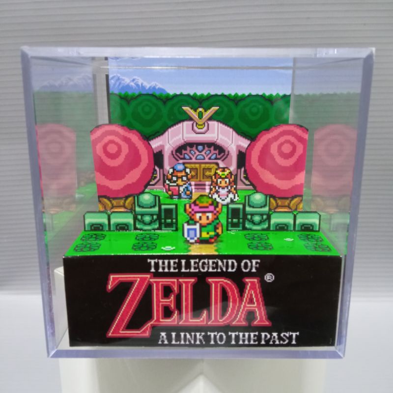 Cubo Diorama Zelda A Link to the Past