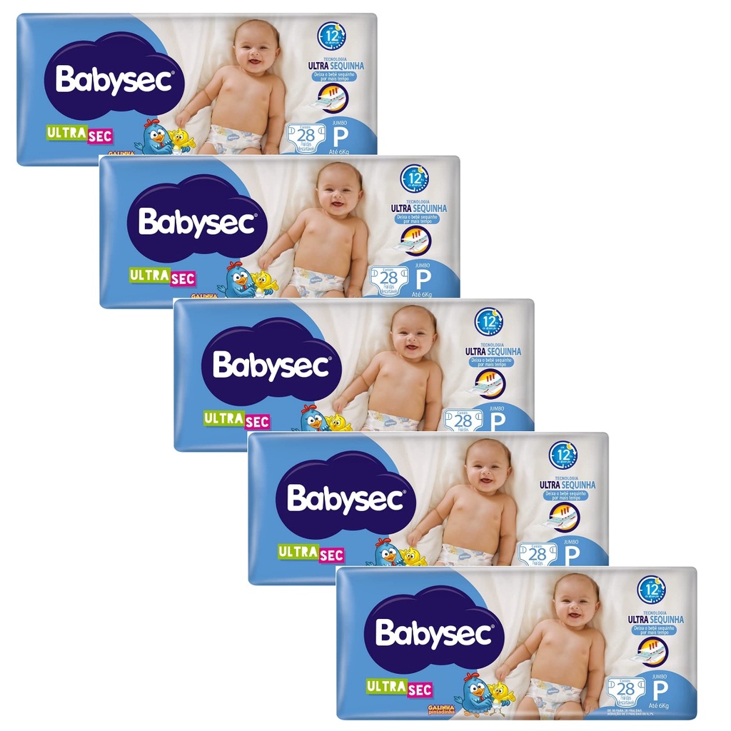 Fralda BabySec Ultra Mega 6 Pacotes Tamanho G - 32 Unidades Cada - Fralda  Descartável - Magazine Luiza