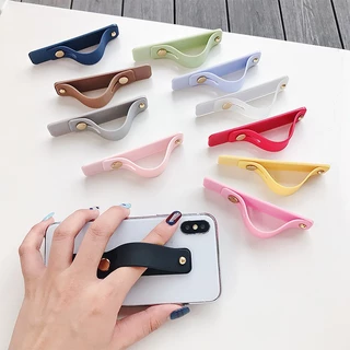 Suporte Do Telefone Móvel De Volta Adesivos Suporte Multifuncional Silicone Push Pull