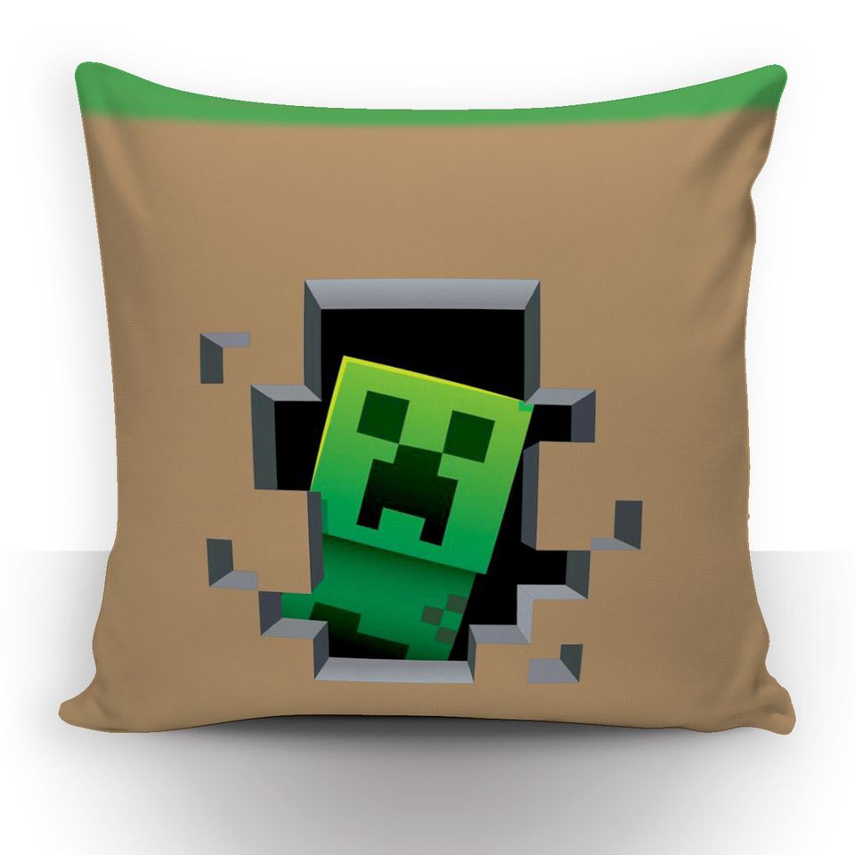 Placa Decorativa Pixel Creeper Minecraft