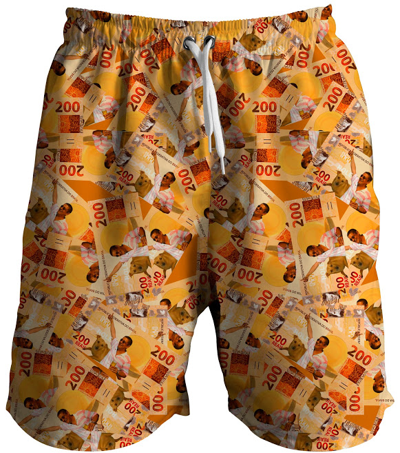 Short Praia Masculino Zeca Pagodinho Estampa