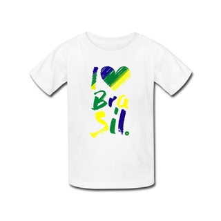 Camiseta Infantil Brasil Blusa Menino Menina Camisa Maj360