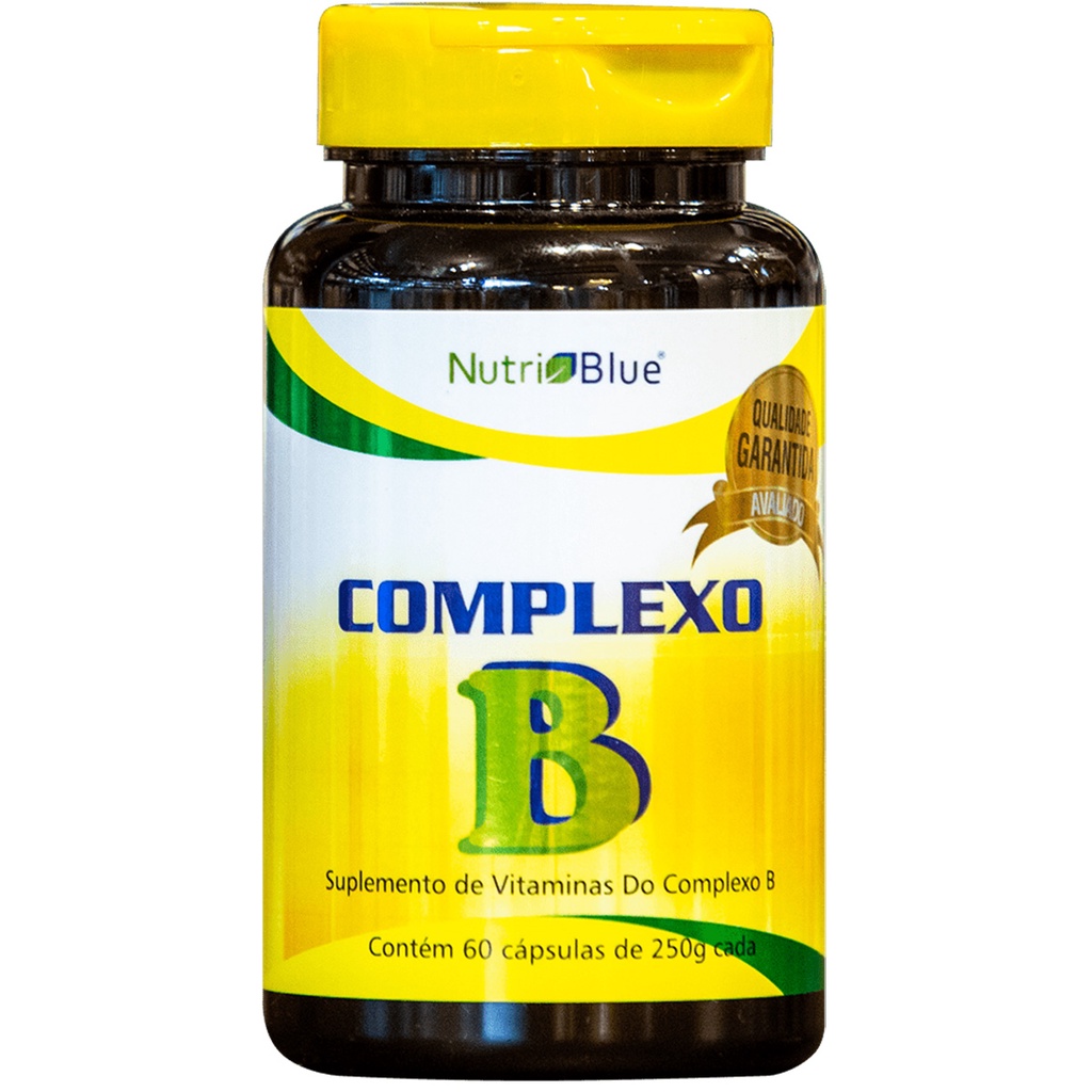 Complexo B 250mg 60 Capsulas Nutriblue | Shopee Brasil