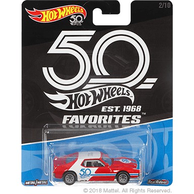 Hot Wheels purchases 50th Anniversary Favorites