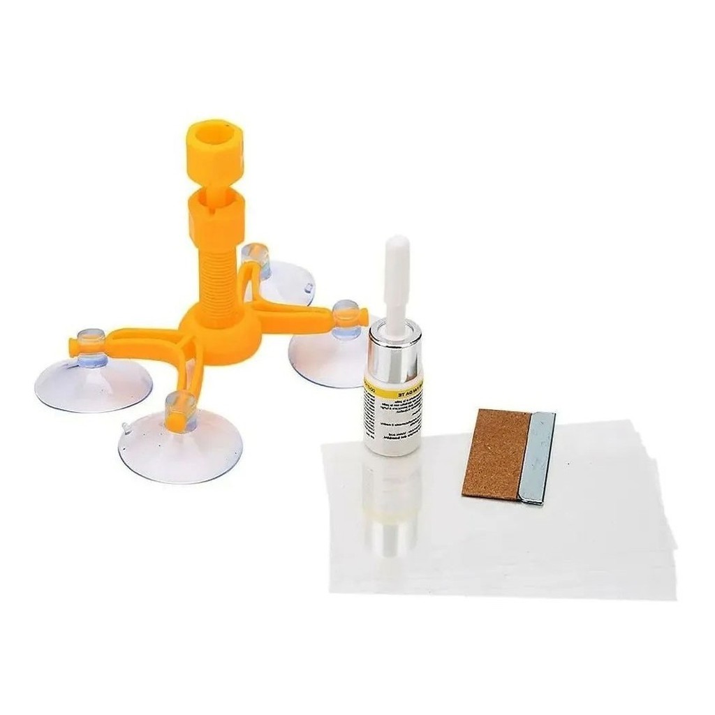 Kit Reparo Para-brisa Trincado Vidro Laminado Conserto Carro