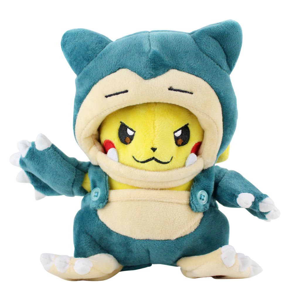 20cm Pokemon Snorlax Cosplay Pikachu Plush Toys Soft Stuffed Plush Toys Gifts for Kids
