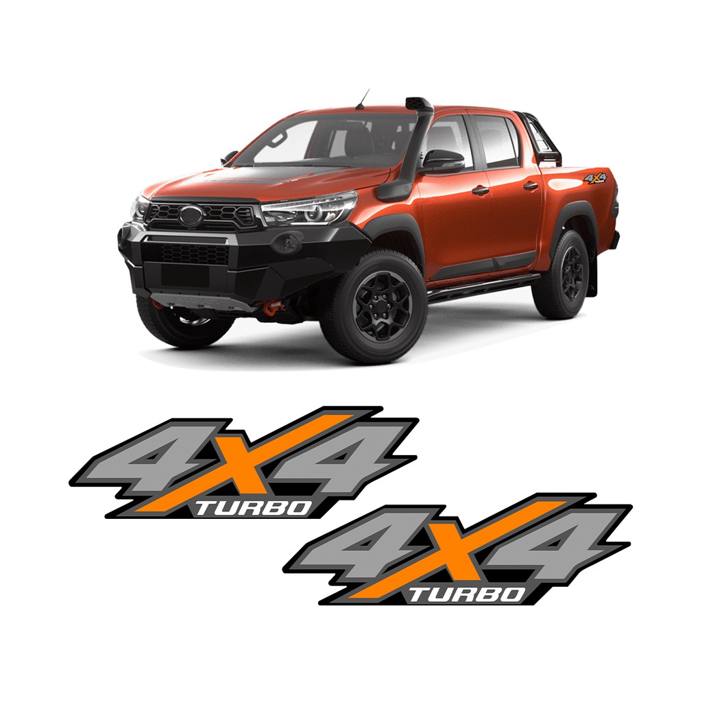 Par De Adesivos Laterais Toyota Hilux X Off Road