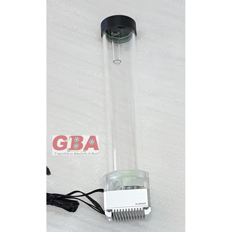 Watercooler COMBO BARROW RESERVATÓRIO 240mm de altura x 50mm diâmetro com BOMBA SPB17 PLUS RGB PWM acoplada