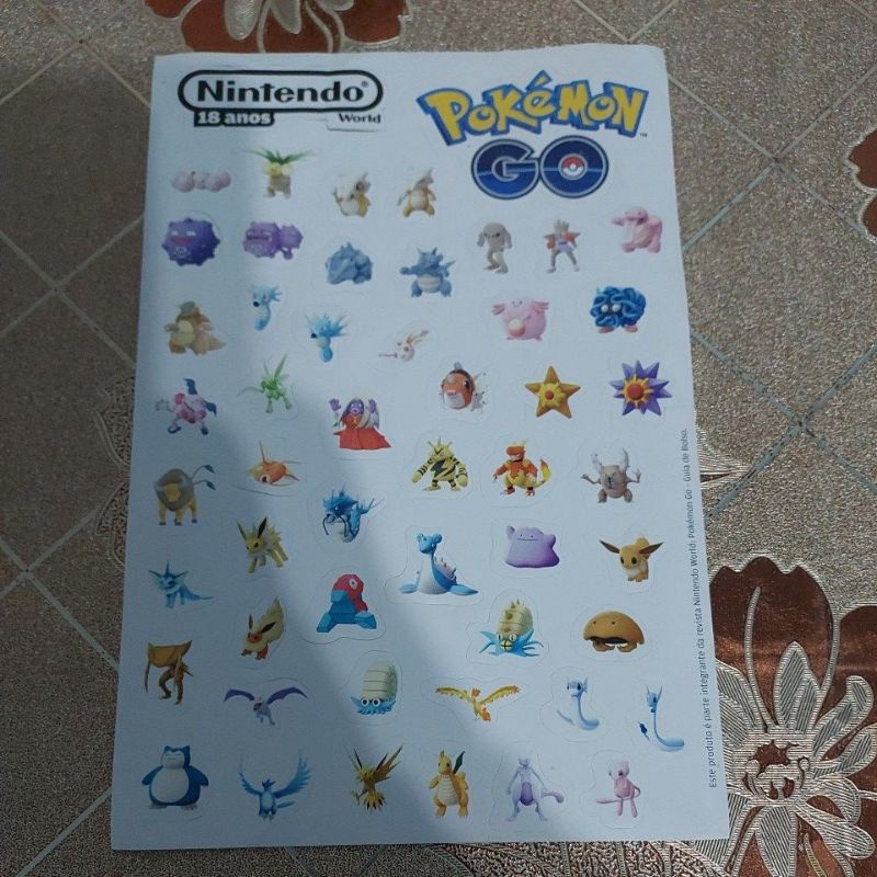 Adesivos pokémon go | Shopee Brasil