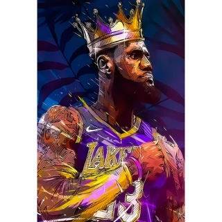 quadro decorativo lendas basquete lebron James