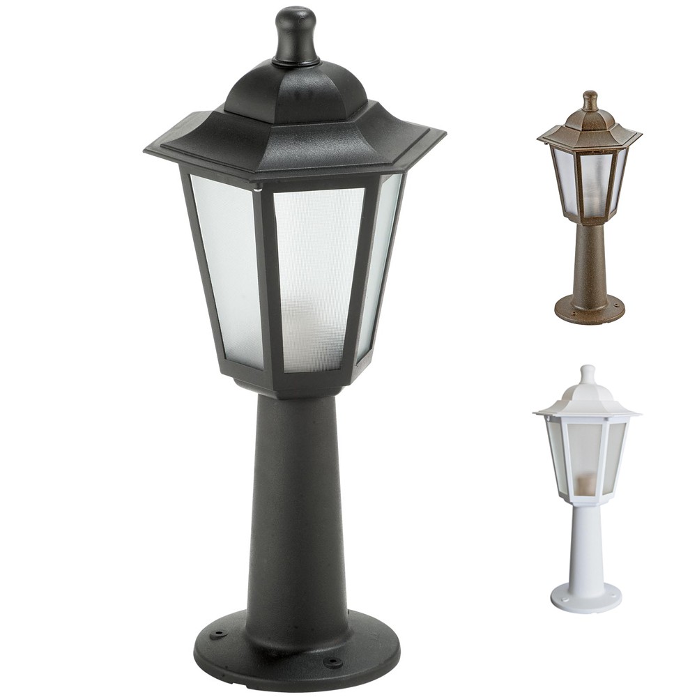 Luminária De Chão Poste Balizador Colonial De Jardim Shopee Brasil