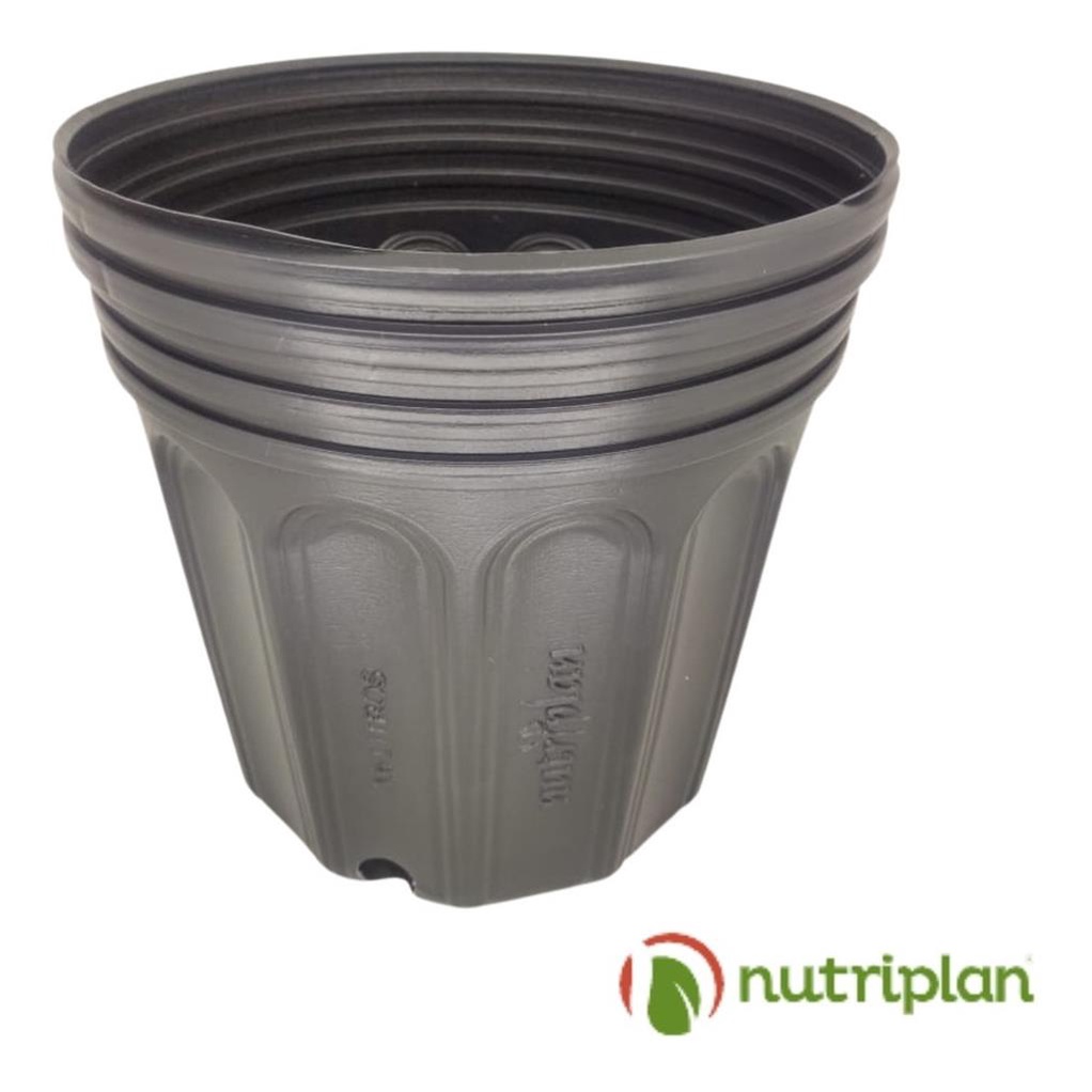 Embalagem Para Mudas Com 3,6 L Preto Nutriplan | Shopee Brasil