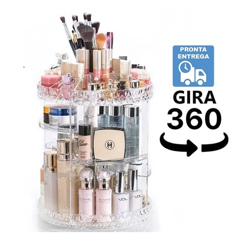 Organizador de Cosméticos Giratório 360° - Inter Ponte - Lojas