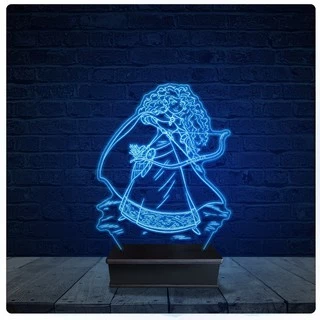 Luminária Led Acrilico Abajur - Valente Filme 15