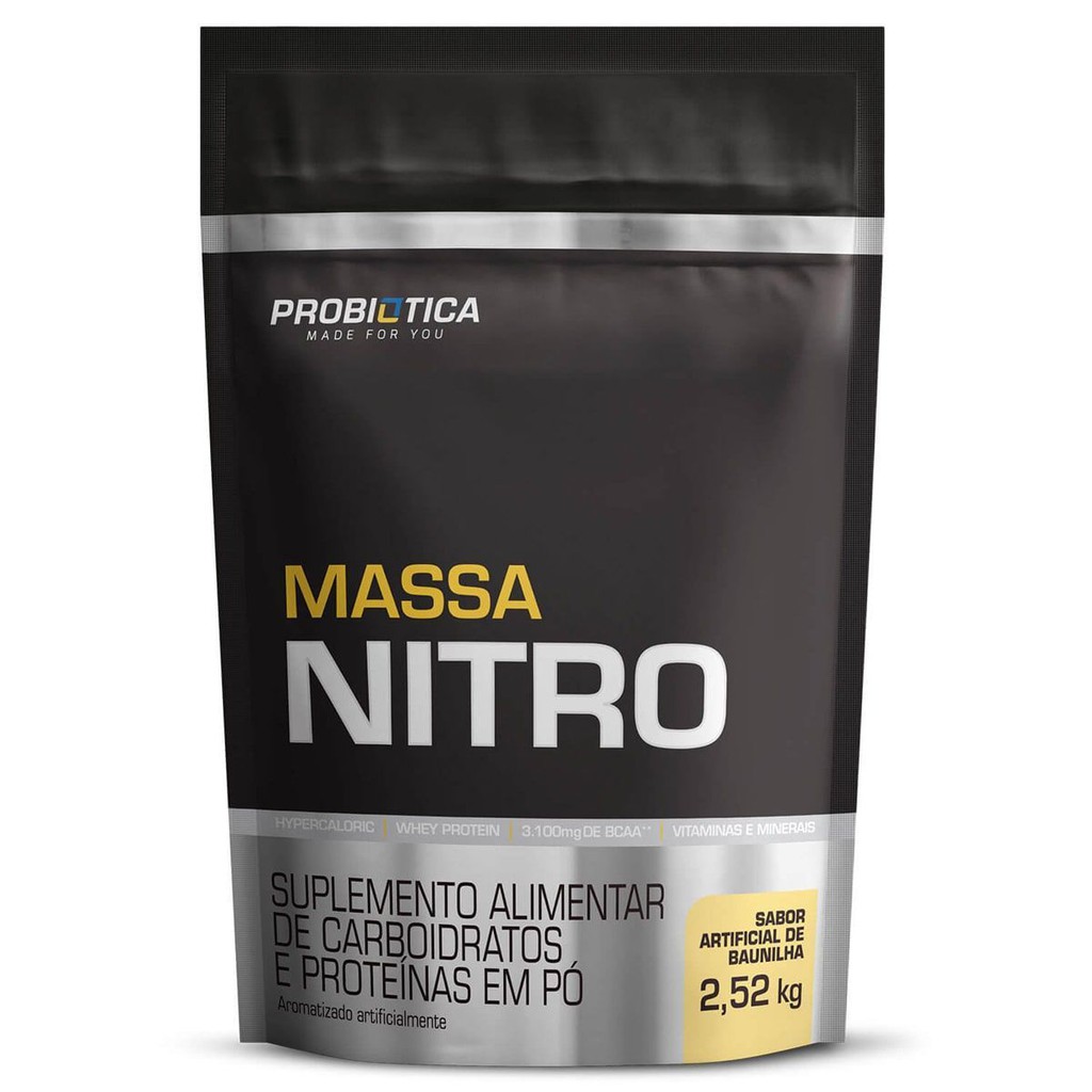 Hipercalórico – Massa Nitro – Probiótica – 2,52 Kg