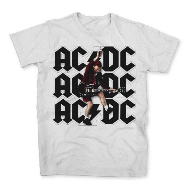 Camisetas Algodao Ac/Dc Rock Pesado Classico Bandas Angus Young High ...