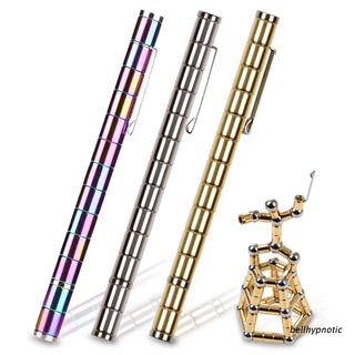 Caneta Esferográfica Magnética Escrita Multi-Função De Metal