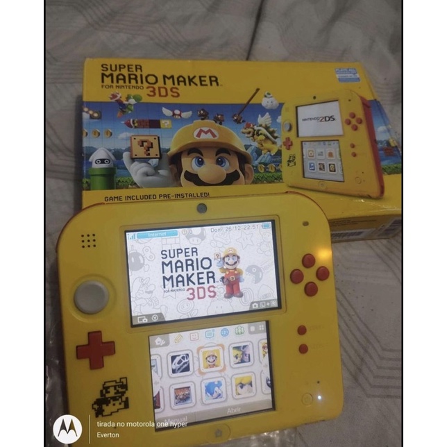 Nintendo 2ds 3ds edição Mário maker | Shopee Brasil
