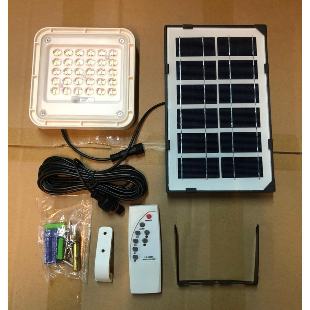 SURYA Holofote SOLAR LED Sol-Painel 60W 100W 150W CELL | Shopee Brasil