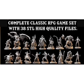 Miniatura para RPG - Personagens Clássicos RPG