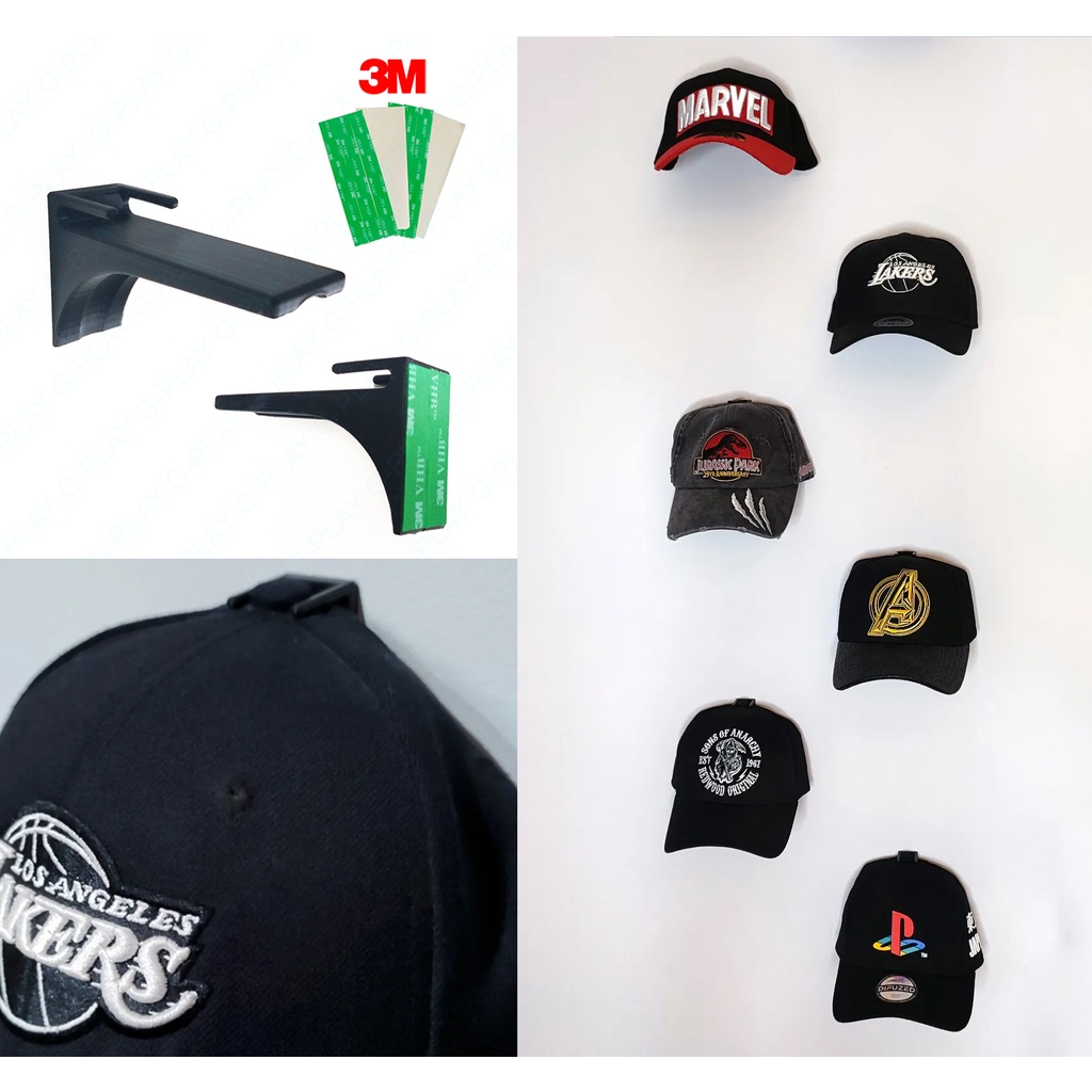 Kit de Suporte para Boné | Expositor de Parede | Shopee Brasil