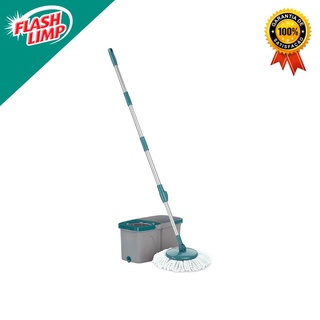 Mop Giratorio Duas Aguas Balde 3 litros Com Cesto Inox Flash Limp Divisor De Água