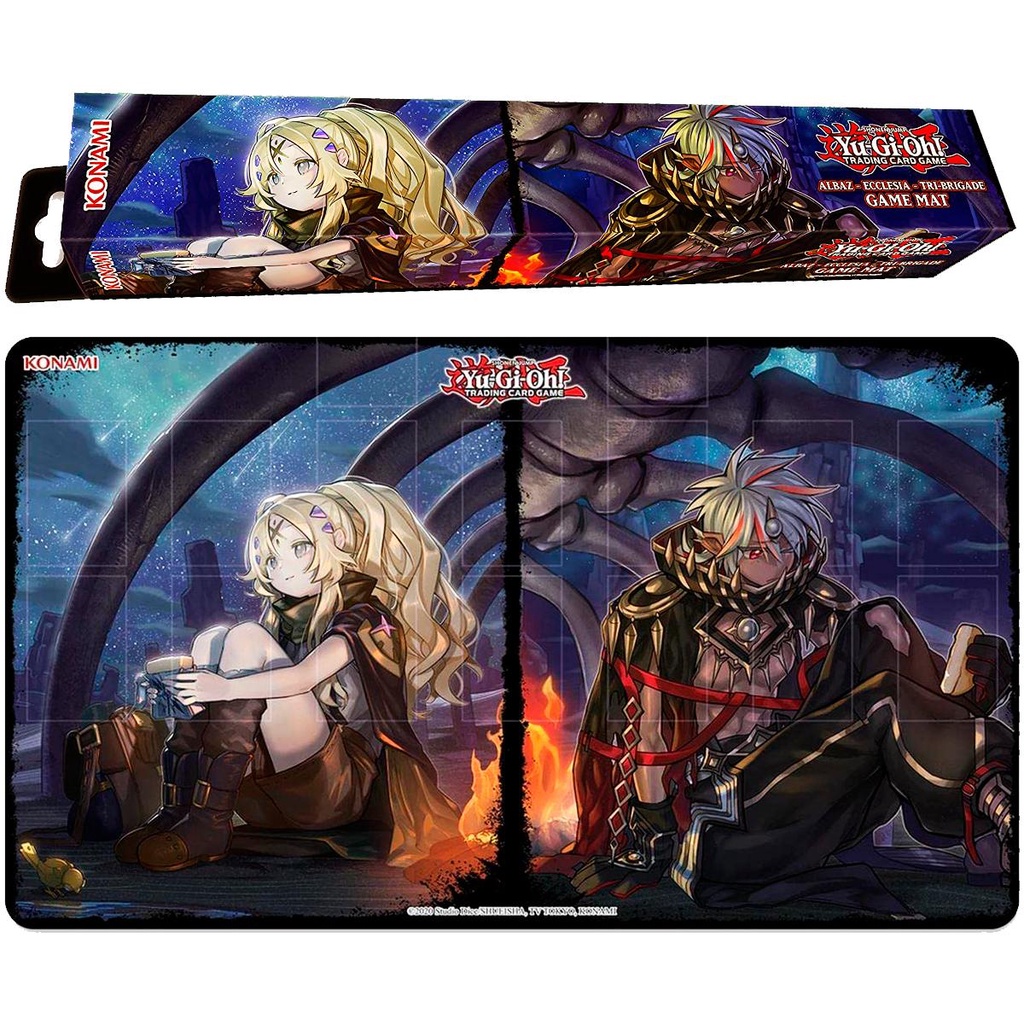 Yugioh Playmat Albaz Ecclesia Game Mat Campo Oficial Konami Shopee Brasil