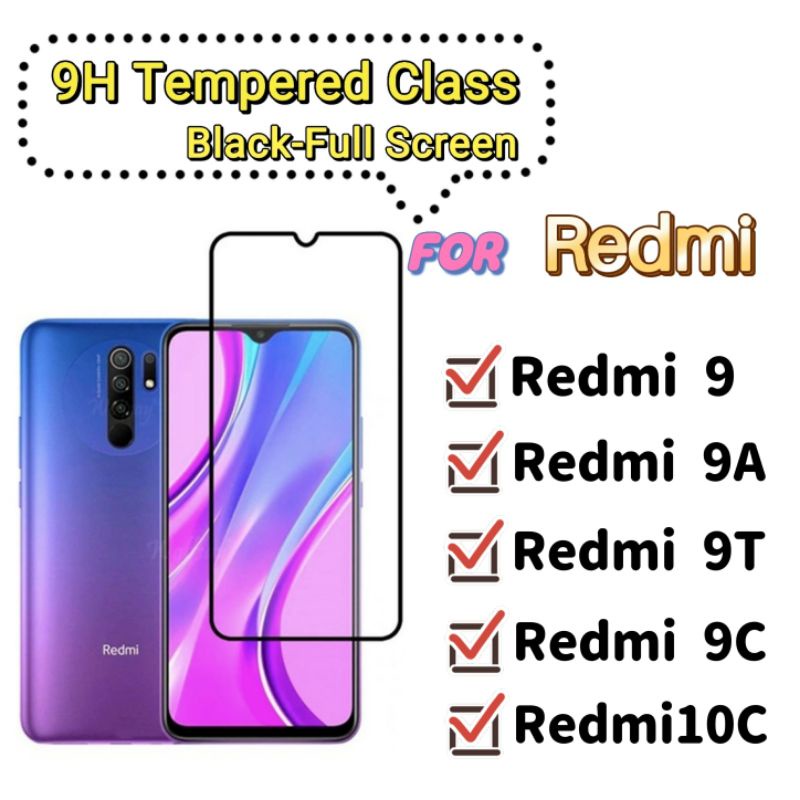 Película Vidro Temperado 3D/9D Xiaomi Redmi 9 10C 9A 9C 9T Redmi9 Redmi9A Redmi9C Redmi9T