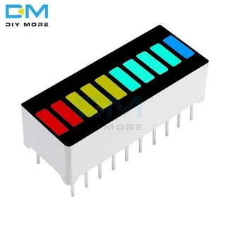Barra De Leds Display 10 Segmentos Bargraph 4 Cores