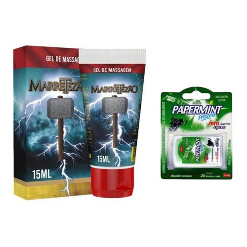 Kit Gel Retardante Marretezão + Lâmina Refrescante Sexo Oral Shopee