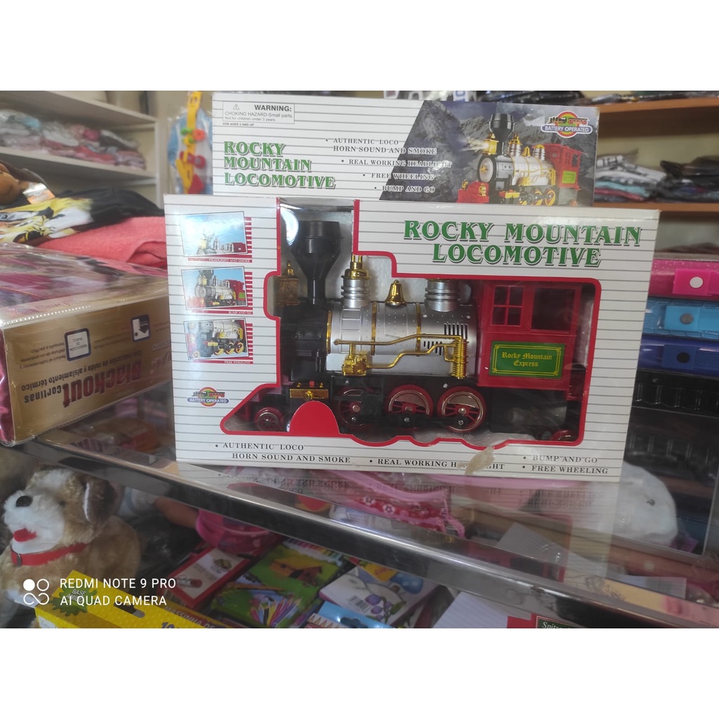 Trem Grande Locomotiva Luz E Som - DM TOYS DMT5374 - Noy Brinquedos