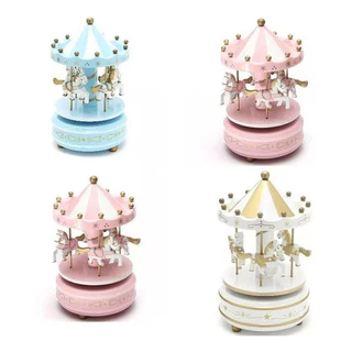 Caixinha Musical Carrossel Caixa Musica Quarto Bebê Black/f em Oferta na Shopee