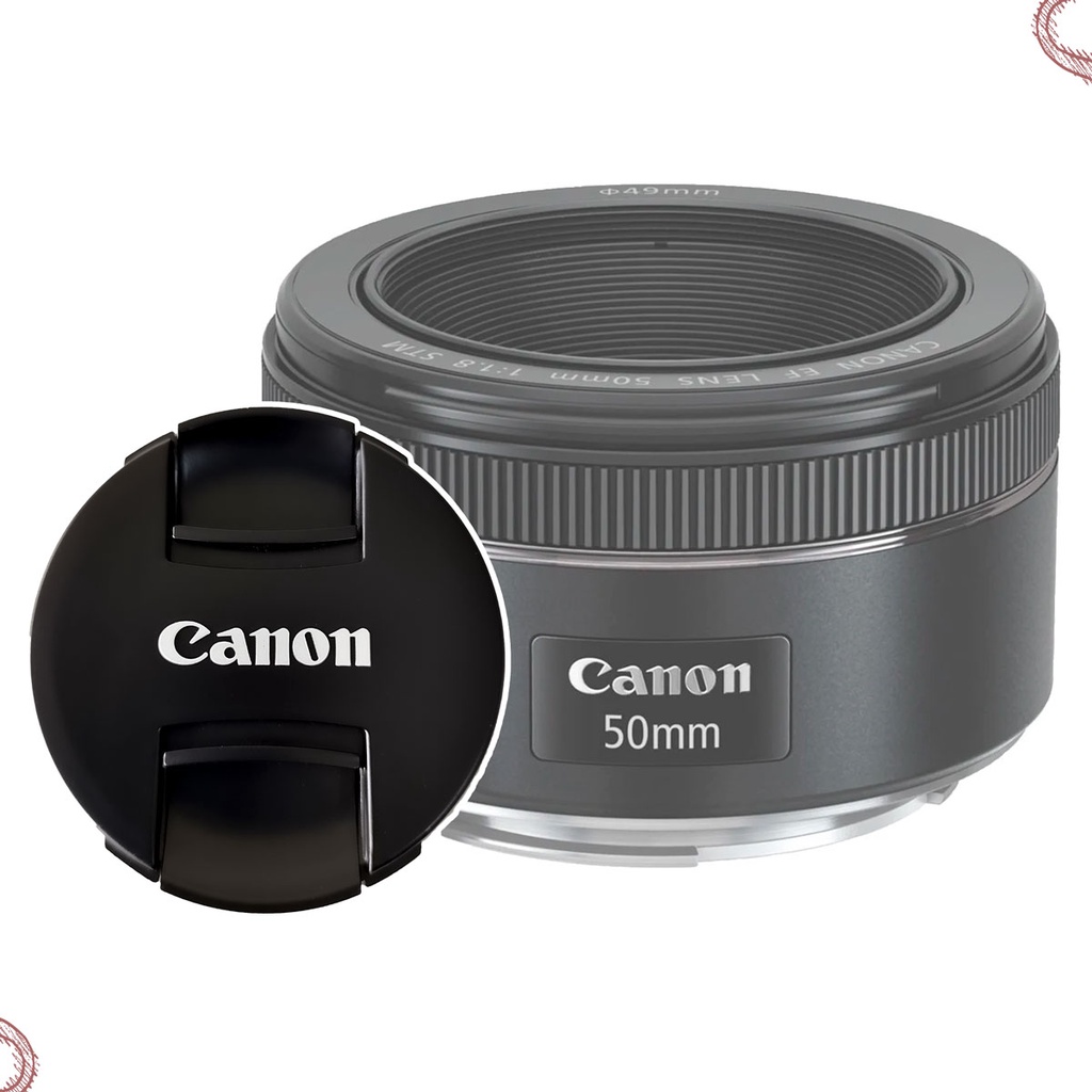 REAR LENS CAP COVER TAPPO RETRO OBIETTIVO ADATTO PER Canon EF 50mm f/1.8 STM