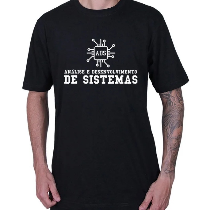 Camiseta Análise E Desenvolvimento De Sistemas Faculdade