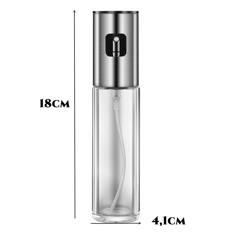 Borrifador Spray Galheteiro Pulverizador De Azeite E Óleos Vidro 100ML