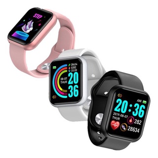 Relógios inteligentes D20 rastreador de fitness Bluetooth Smartwatch para  homen