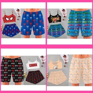 kit casal pijamas roupas de dormir baby doll personalizado sale melancia macaco coelho stitch