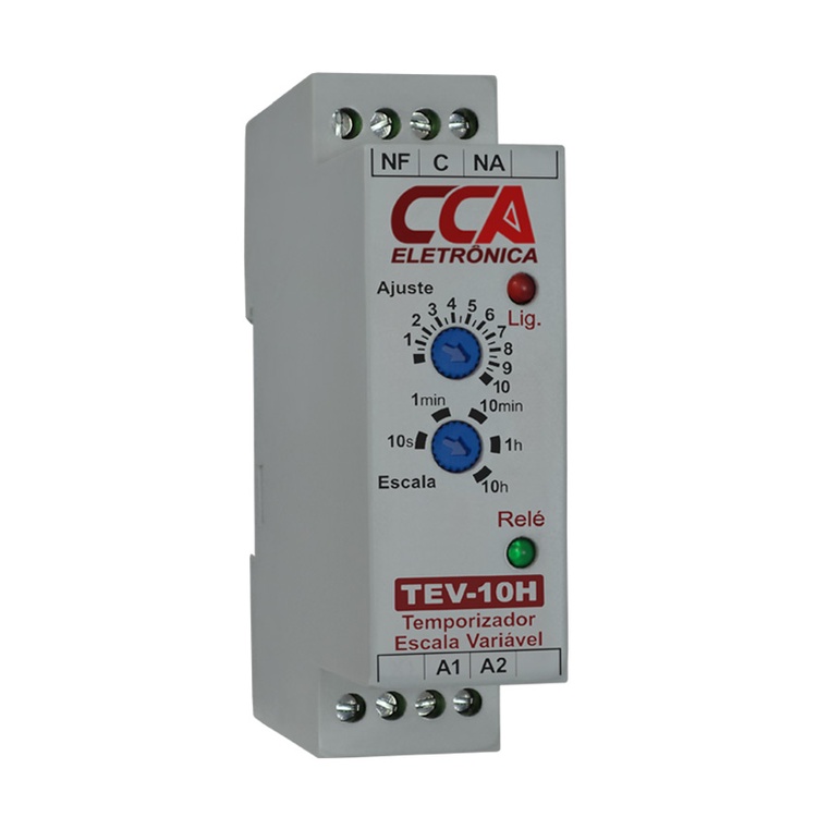 Rele De Tempo Temporizador Ajuste Variável 0,3s Até 10h 220v