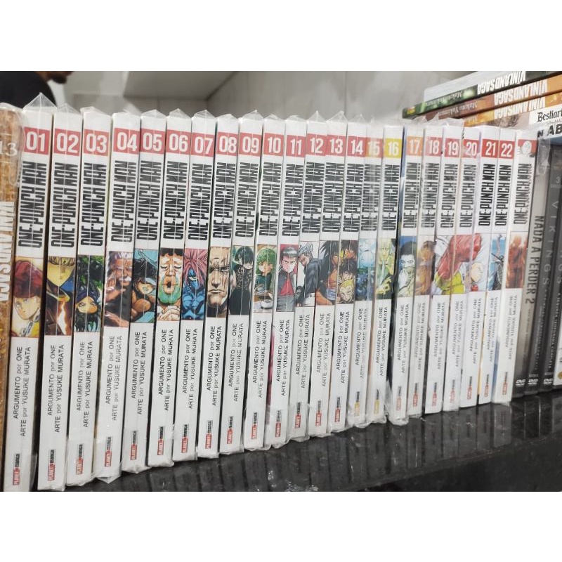 Coleção One Punch Man 1 a 23 + catalogo dos herois