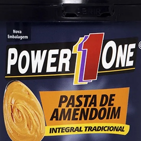 Pasta De Amendoim Power1one Integral 1,005kg