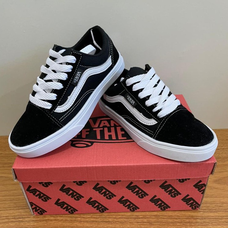 Tênis Vans Masculino Old Preto/Branco Vans