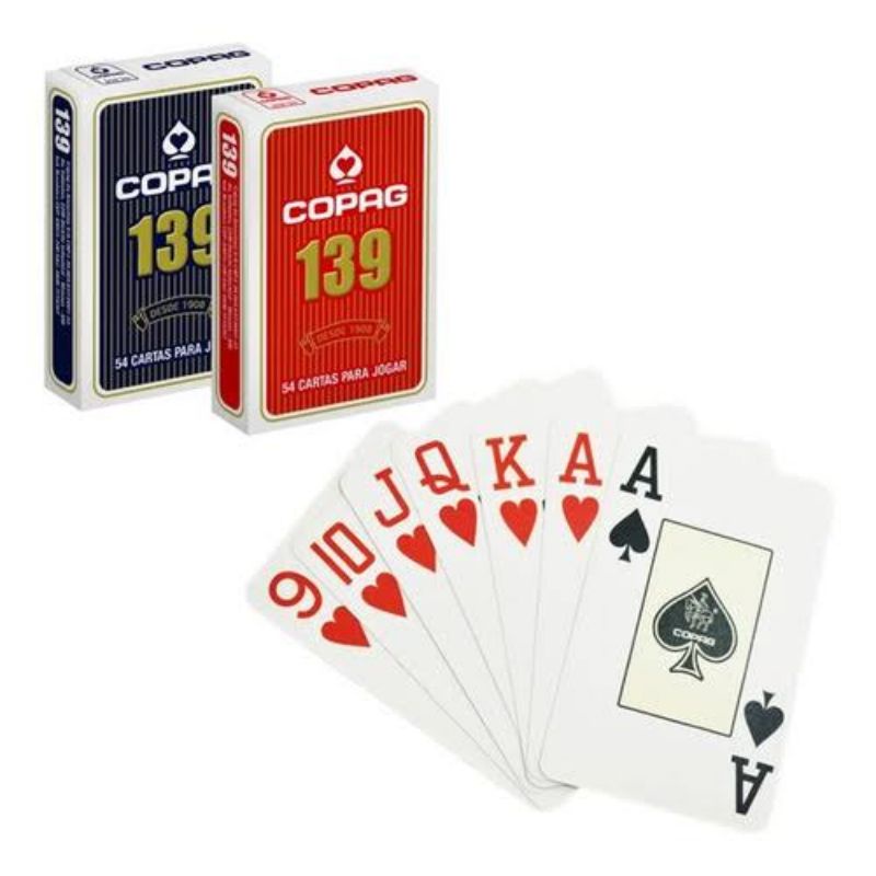 Kit 2 Jogo Baralho Profissional Copag 139 Original 54 Cartas