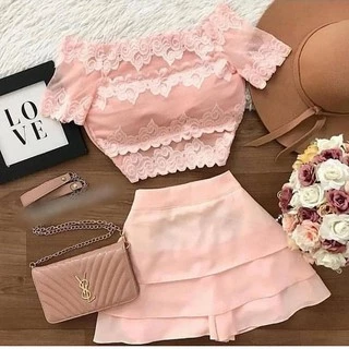 Kit 10 Cropped Top Blusa Curta Renda Para Revenda Com Bojo