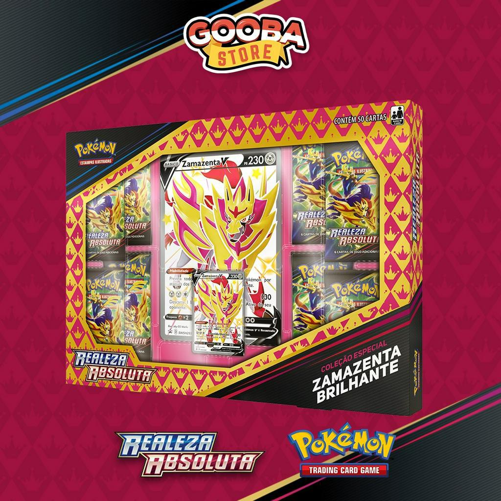 Pokémon Box Coleção Realeza Absoluta Zamazenta Shiny V Copag