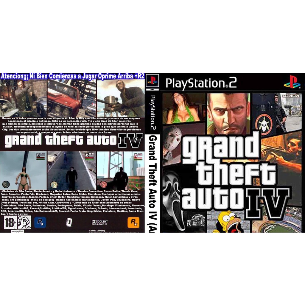 Todos os códigos para Grand Theft Auto 4