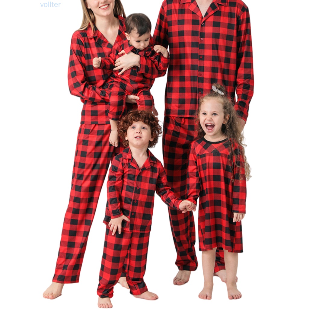 Feminino vermelho pijamas conjunto grandes jardas M-XXL pijamas