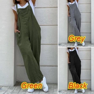 5XL Soltas Calças Tamanho Grande Macacão Novo Estilo Retro Afligido Algodão Linho Preppy Solto Gordura mm Slimmer Olhar Mulheres